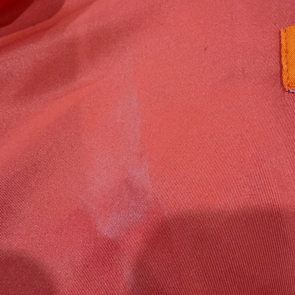 Joe Fresh Women’s Orange/Coral Water-Resistant Jacket with Hood - Picture 10 of 13